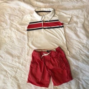 Shirt and shorts